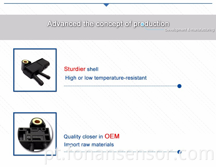 sensor de pressão diferencial de padrões europeus de emissão DPF de alta qualidade para MERCEDES GL-CLASS X164 2006 0281002823